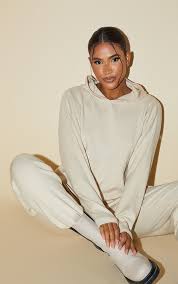 Stone Recycled Knitted Cuffed Jogger