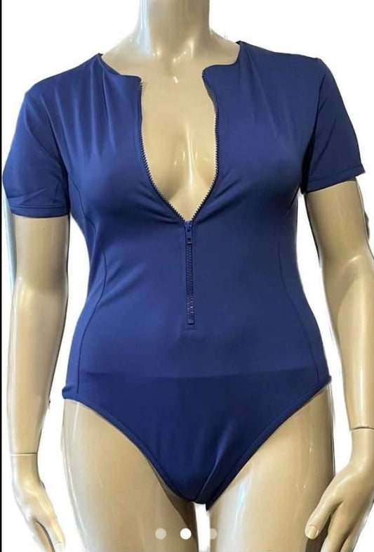 Cobalt Scuba zip up Swimsuit